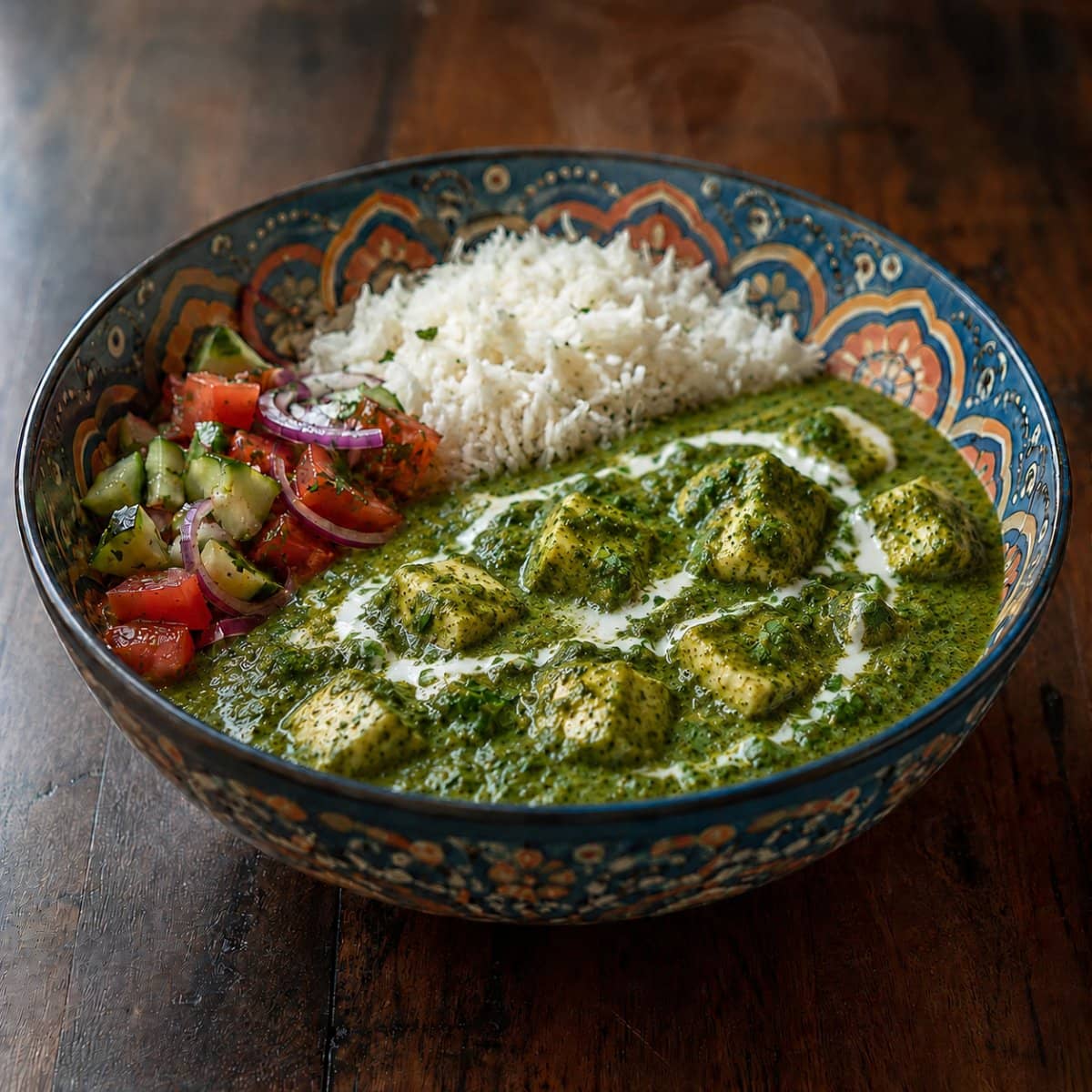 Palak Paneer – vegetarisch bei Inder Erfurt